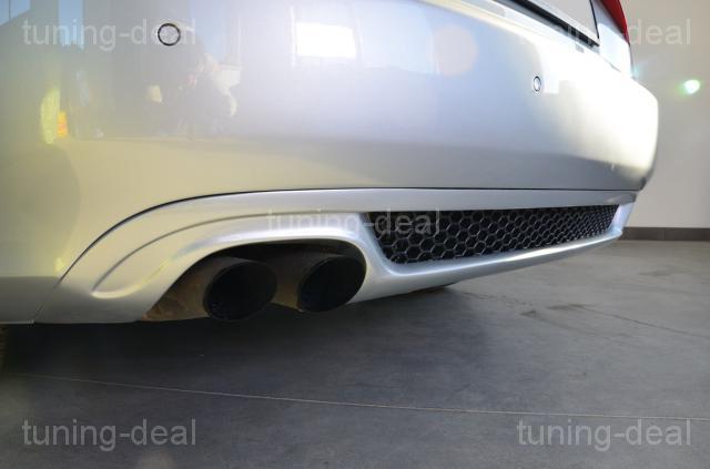 A5 8T COUPE REAR DIFFUSER S-Line Look doppelendrohr-links 